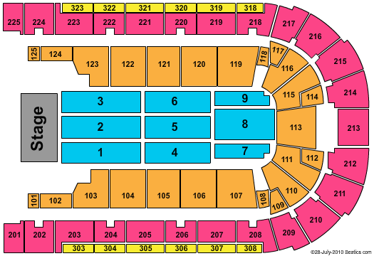 Boardwalk Hall Arena Seating Chart